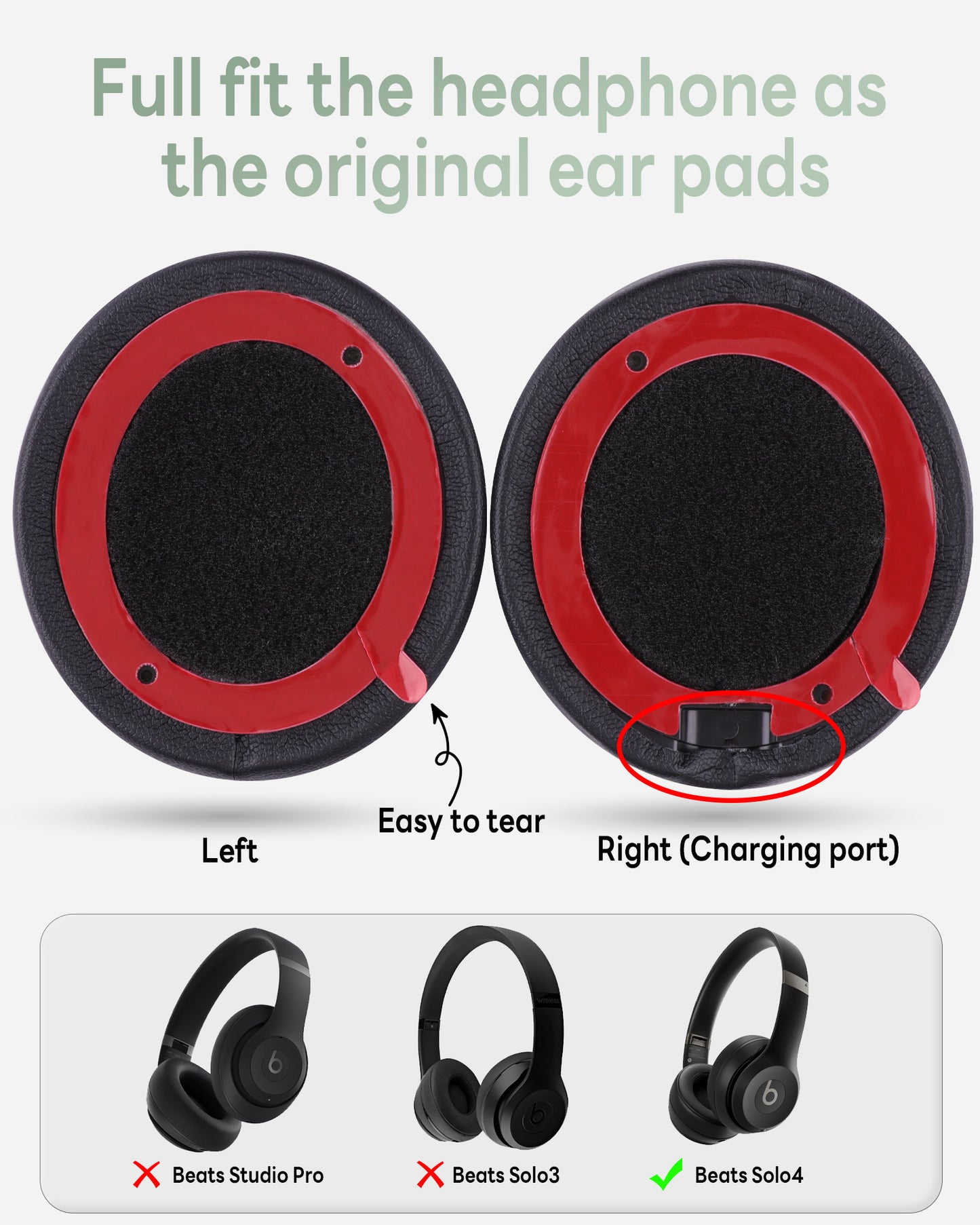Beats Solo 4 Ear Pads