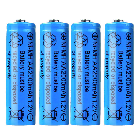 YOCOWOCO High Capacity 1.2V AA 2000mAh Rechargeable Ni-MH Battery