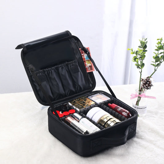 YOCOWOCO Black Vanity Case Cosmetic Bag Cosmetic Case