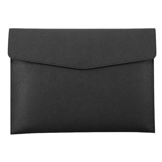 YOCOWOCO PU Leather A4 File Folder Document Cases Holder with Snap Closure Black