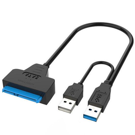 YOCOWOCO SATA to USB 3.0 / 2.0 Data Cable Connection Cable Adapter UP To 6 Gbps 7+15/22 pin For Support 2.5 Inch External SSD HDD Hard Drive III